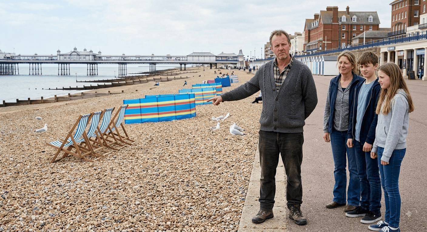 Eastbourne Family's Quick Walk Along Seafront Enters Third Hour