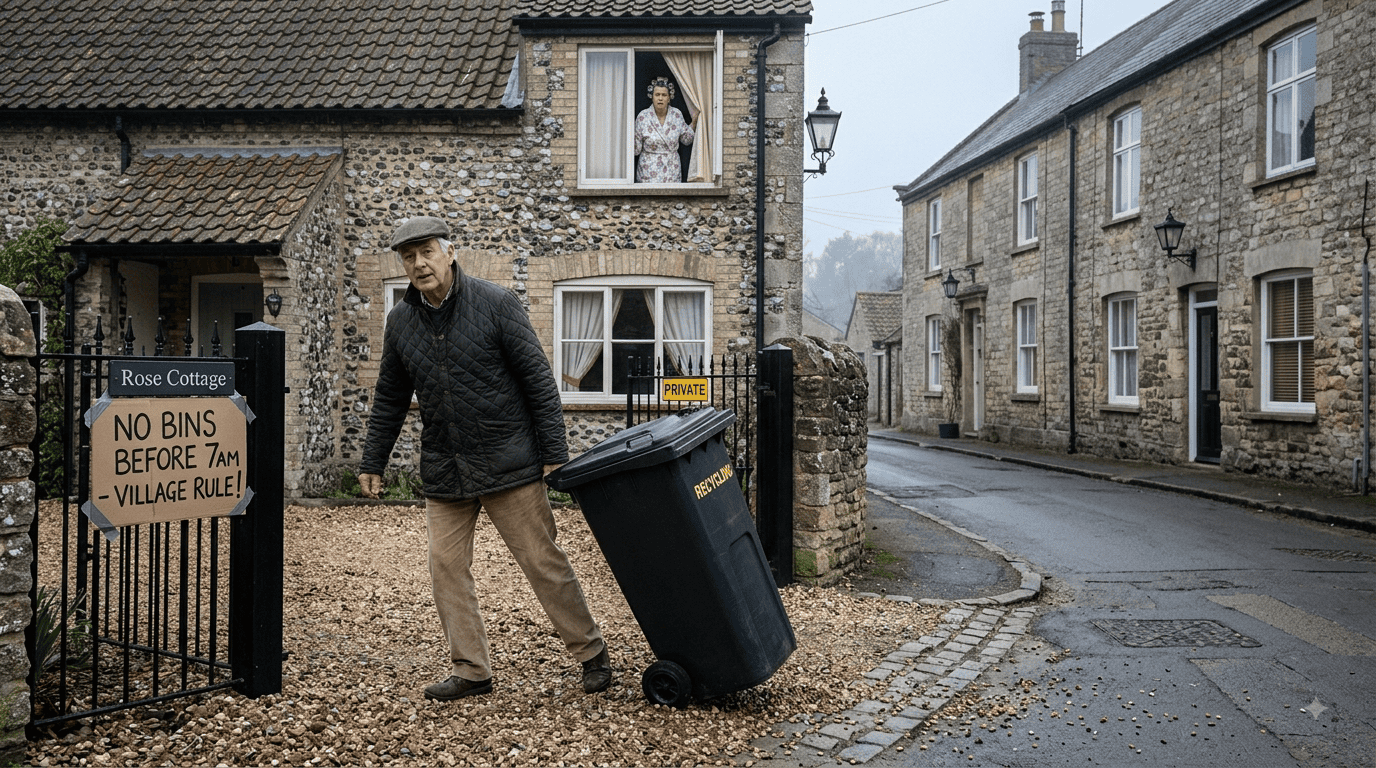 Sussex Village Declares State Of Emergency After Someone Moves Wheelie Bin Before 7am