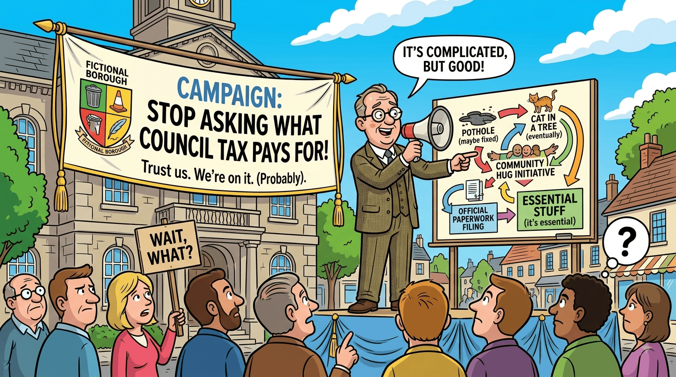 Council Launches £120,000 Campaign Asking Residents To Stop Asking What Council Tax Pays For