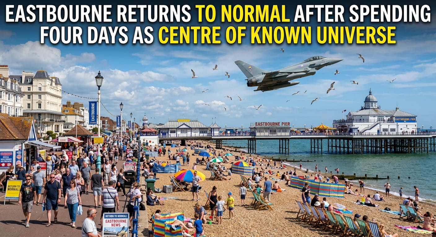 Eastbourne Returns To Normal After Spending Four Days As Centre Of Known Universe