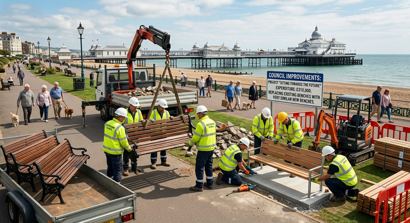Council To Spend £310,000 Replacing Perfectly Good Benches With Slightly Different Benches