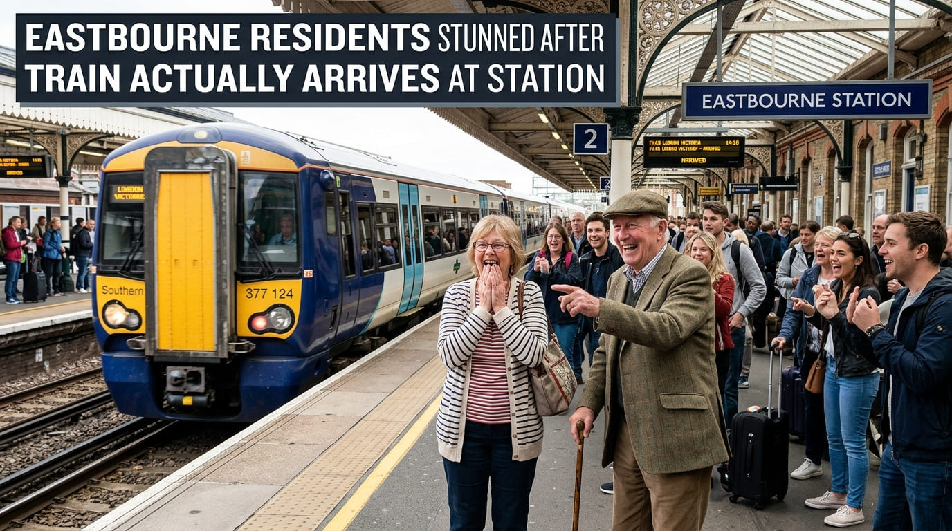Eastbourne Residents Stunned After Train Actually Arrives At Station
