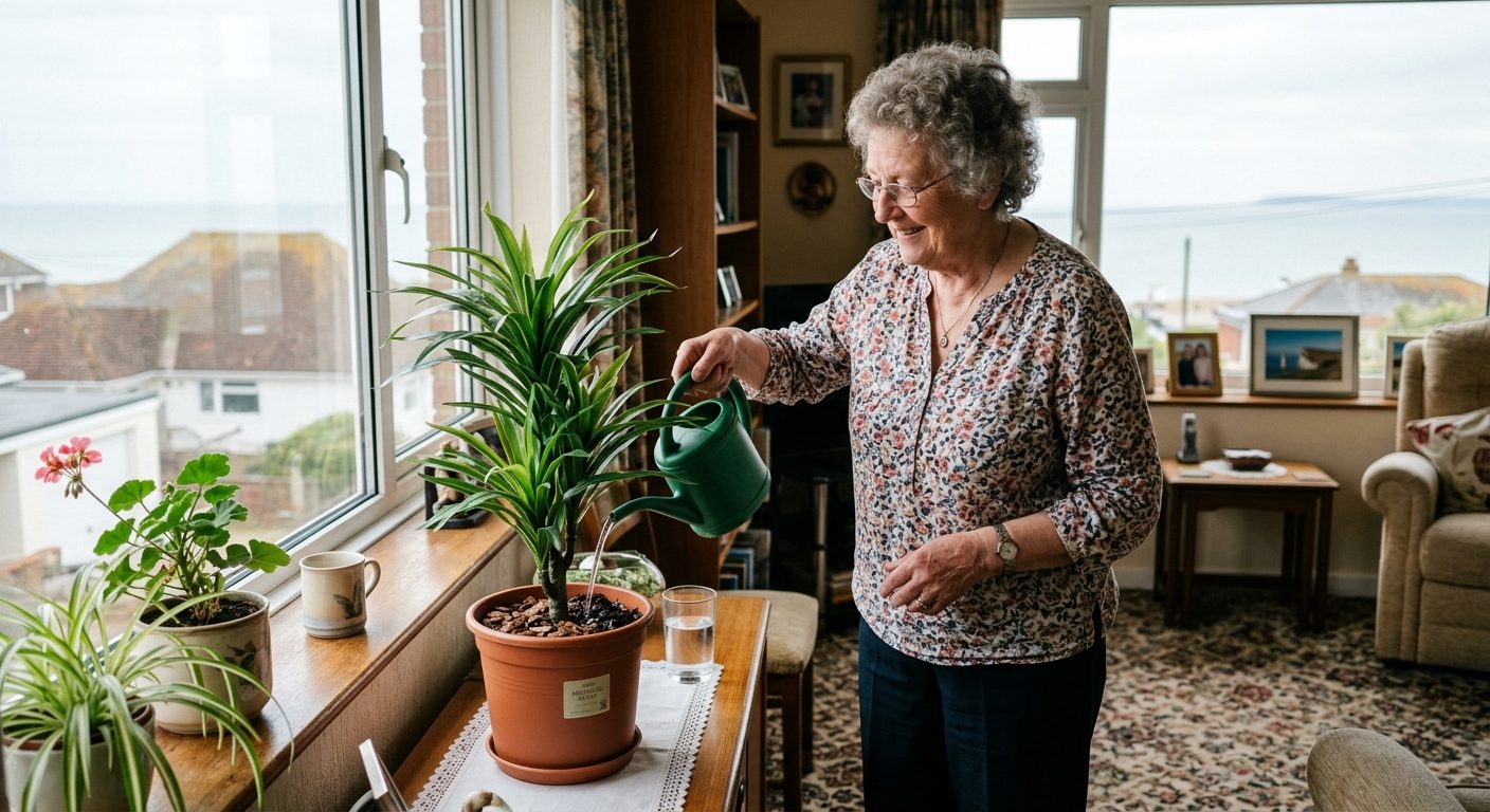 Eastbourne Woman Accidentally Waters Plastic Plant Every Day For Three Years