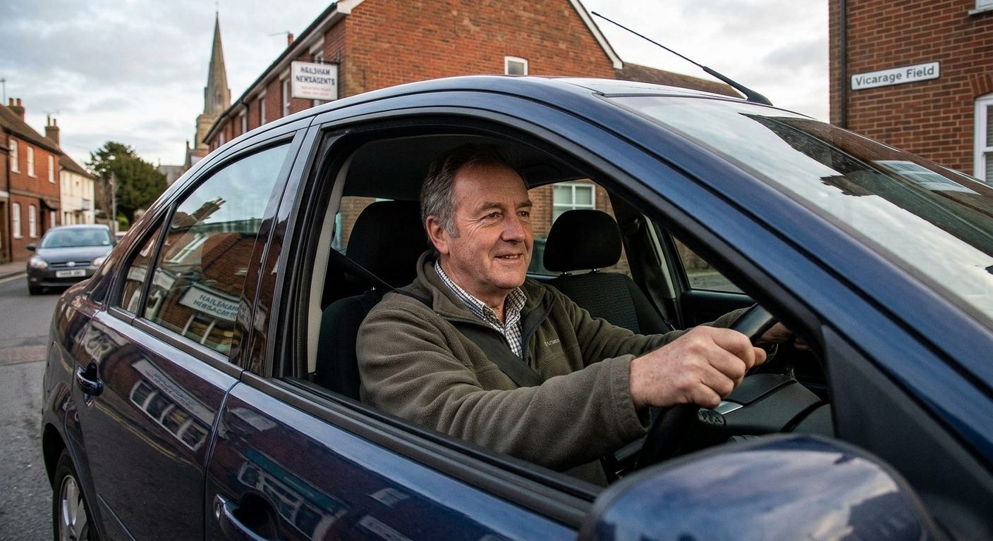 Hailsham Man Accidentally Drives Through Town Centre And Is Still Trying To Find His Way Out
